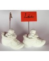 Figurine bébé porte carte marque place lot de 2 Décoration naissance ou baptème ALSACESHOPPING
