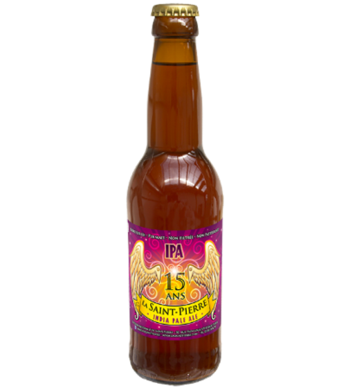 Bière  IPA Blonde-Lot de 6 Bouteilles -Brasserie Saint-Pierre Nos bières artisanales ALSACESHOPPING