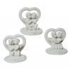 Mini angelots avec coeur, lot de 6