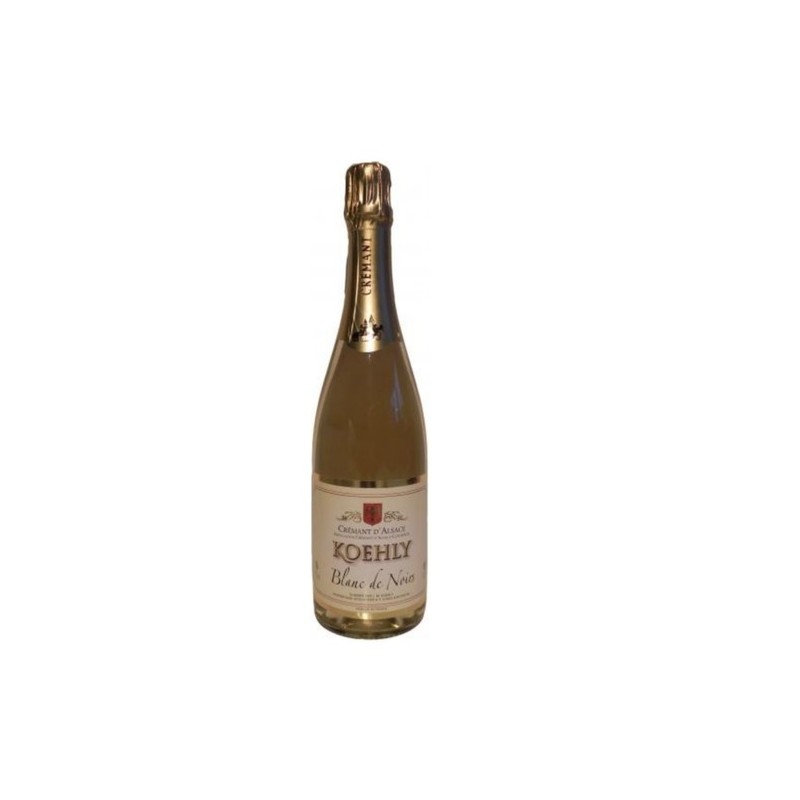 Crémant blanc de noir BRUT Vin d'Alsace KOEHLY ALSACESHOPPING