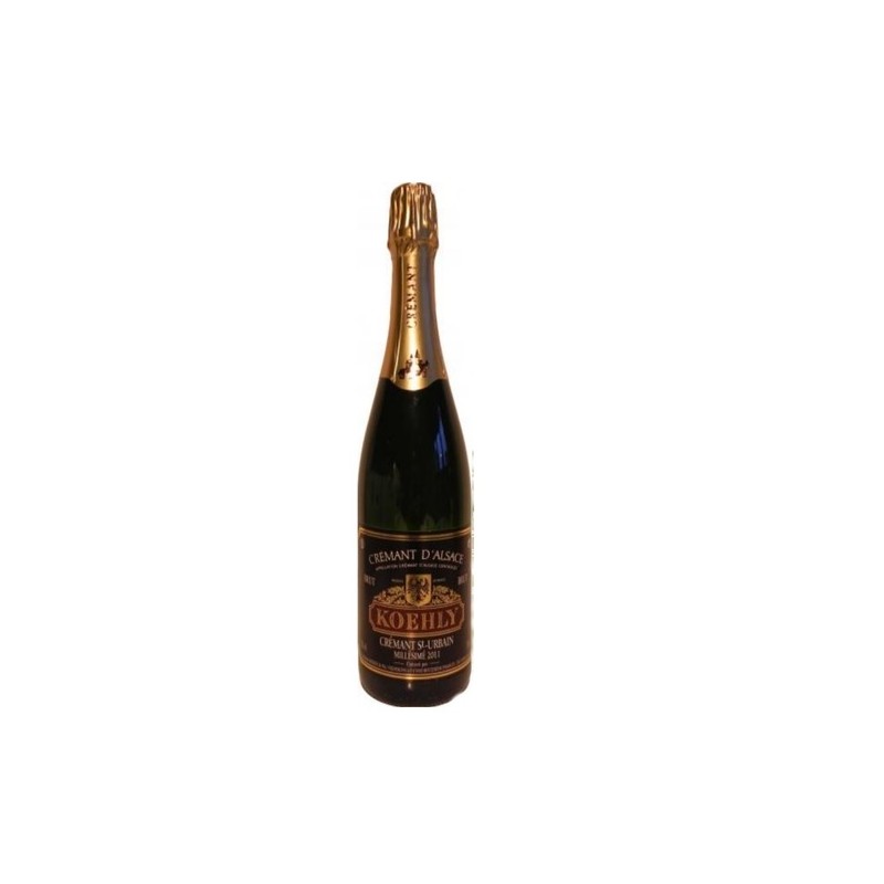 Crémant Saint Urbain BRUT Riesling Vin d'Alsace KOEHLY ALSACESHOPPING