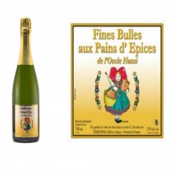 FINES BULLES DE L?ONCLE HANSI AUX EPICES A PAINS D?EPICES      Produit de Saison La Maison ZEYSSOLFF ALSACESHOPPING