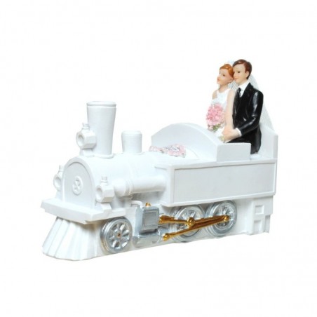 Tirelire mariage la loco Figurines de mariée ALSACESHOPPING