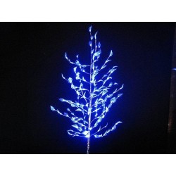 Grand arbre à led bleu
