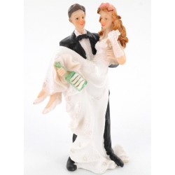 Figurine de mariés en résine