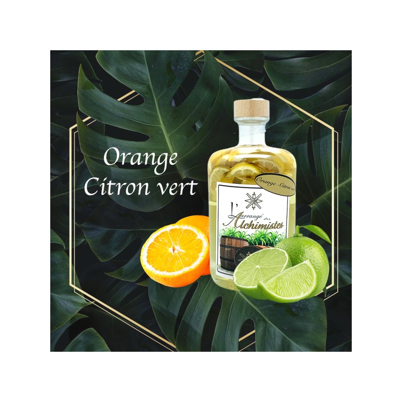 Rhum Orange Citron vert ,L'arrangé des Alchimistes