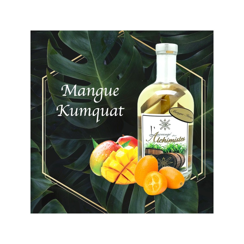 Rhum Mangue Kumquat ​,L'arrangé des Alchimistes